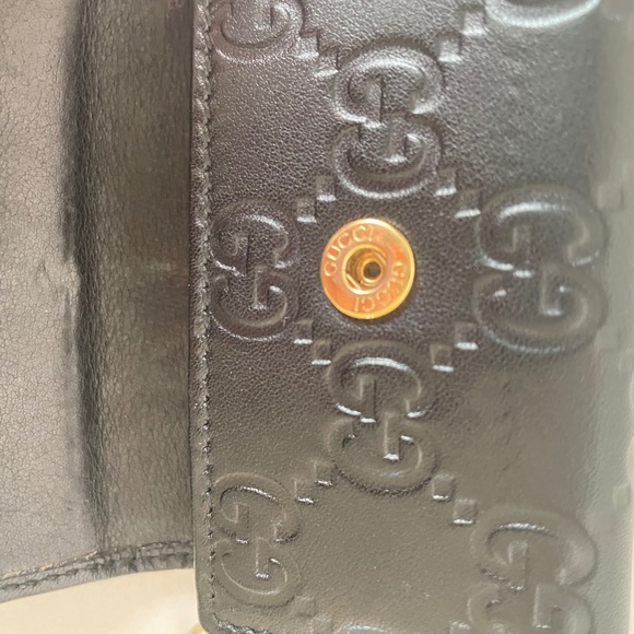 Gucci GG Guccisima Key Case 6 Key Holder Black Leather - Picture 11 of 13